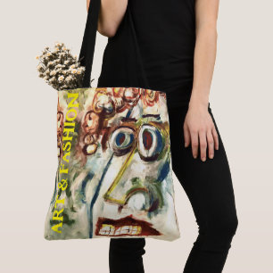 Abstract Womens Face Art/Fashion  Tote Bag