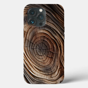 Abstract Wood Art Design Texture iPhone 13 Pro Case