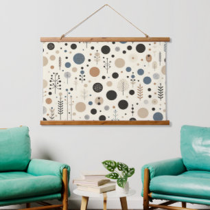 Abstract Woodland Hanging Tapestry