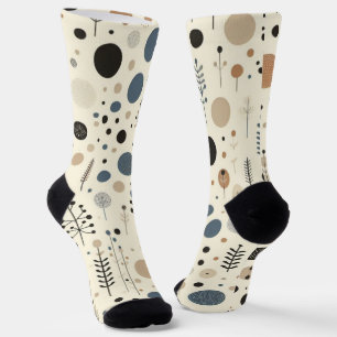 Abstract Woodland Socks