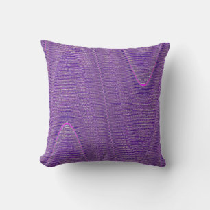 Abstract Woven Threads, Purple Sq Throw Pillow. Cushion