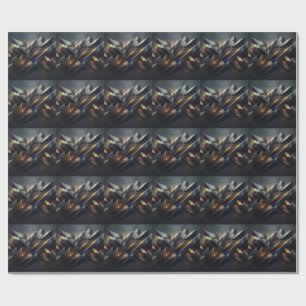 Abstract wrapping paper