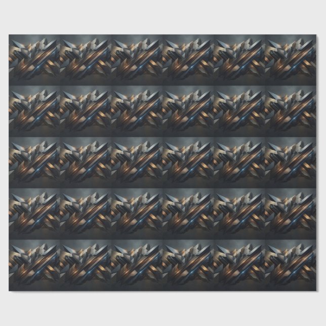 Abstract  wrapping paper (Flat)
