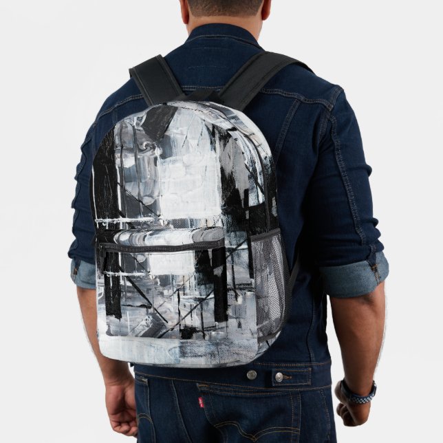 Abstract Wraps 10 Printed Backpack (Insitu (Model))