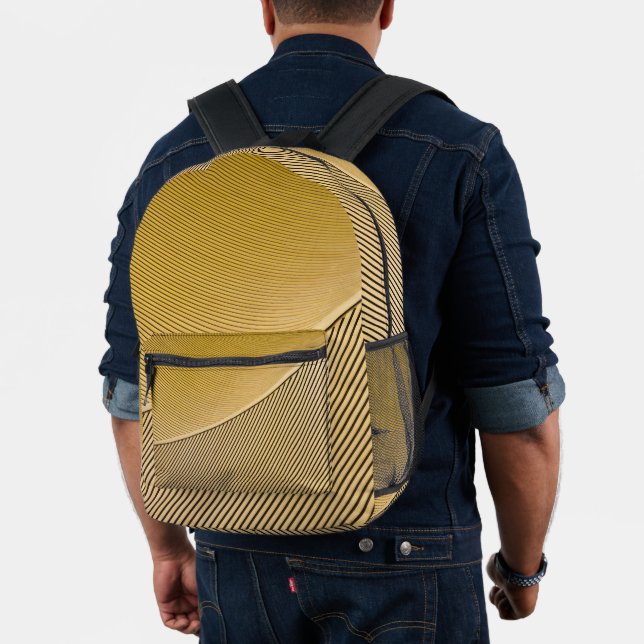 Abstract Wraps 14 Printed Backpack (Insitu (Model))