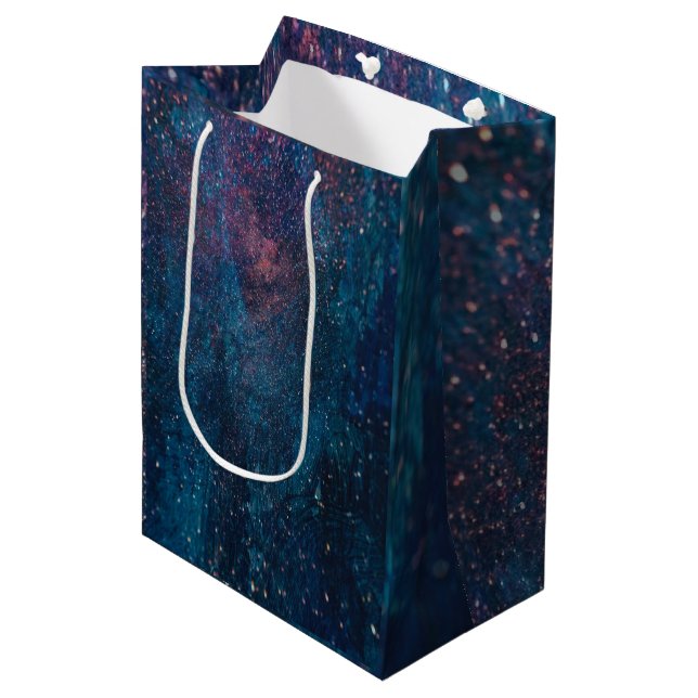 Abstract Wraps 5 Medium Gift Bag (Front Angled)