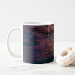 Abstract Wraps Red Burgundy Black Gradient Luxury Coffee Mug