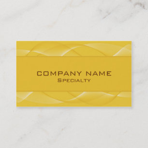 Abstract Yellow Business Cards