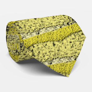 Abstract Yellow Neck Tie