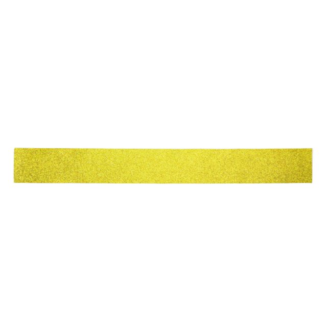 Abstract Yellow sparkle Satin Ribbon (Front)