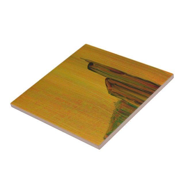Abstract Yellow Tile (Side)