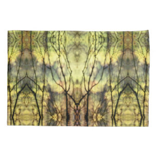 Abstract Yellow Trees Pillowcase