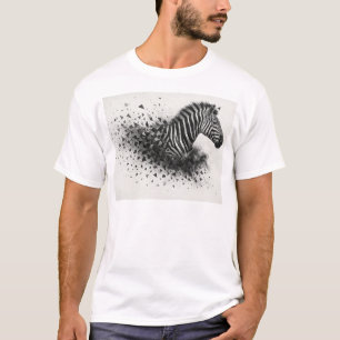 Abstract Zebra Burst Men’s T-Shirt