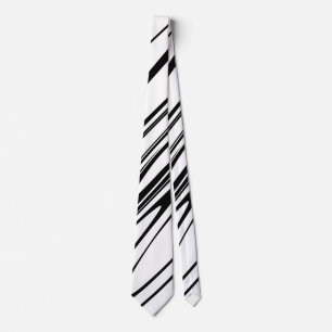 Abstract Zebra Print Tie