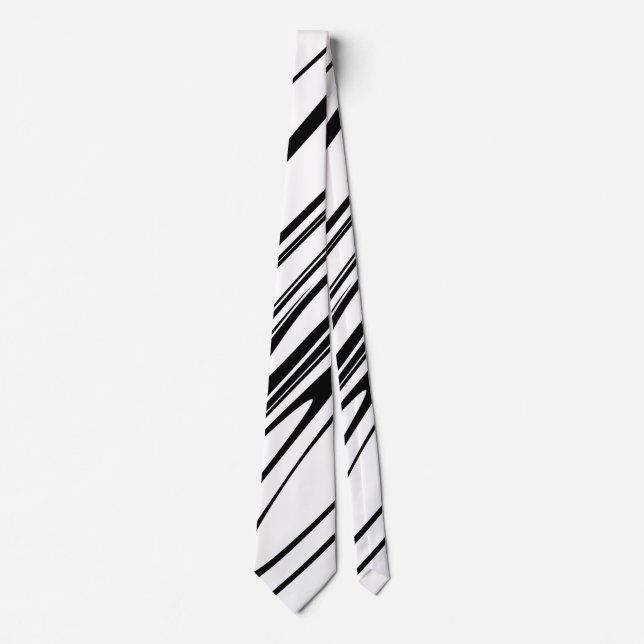 Abstract Zebra Print Tie (Front)