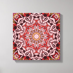 Abstract Zen Mushrooms Home Decor Wall Art