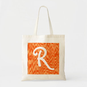 Abstract ZigZag Swirl Tote Bag