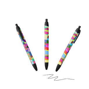 Abstracted Black Ink Pen