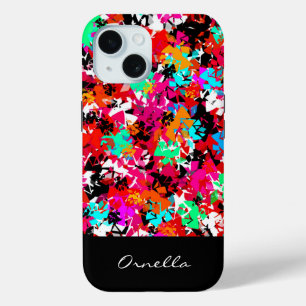 Abstracted bright  iPhone 15 case
