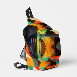 Abstracted Graphics Sling Bag