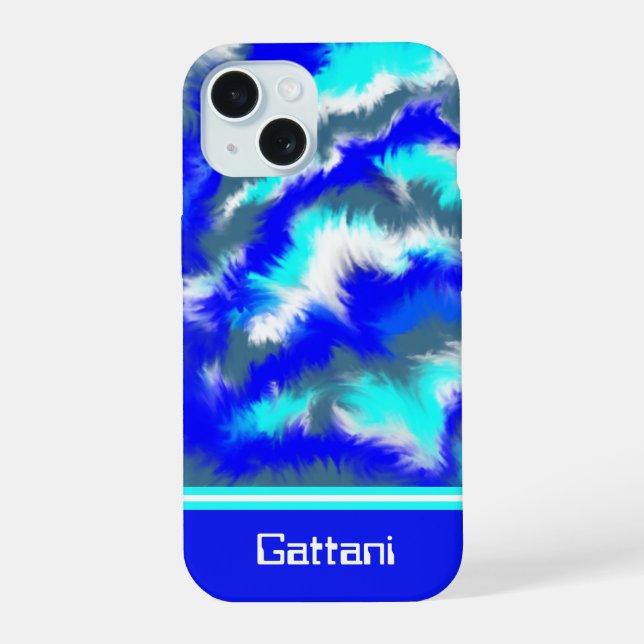 Abstracted iPhone 15 Case (Back)