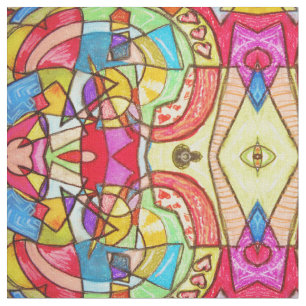 Abstracted Love Fabric