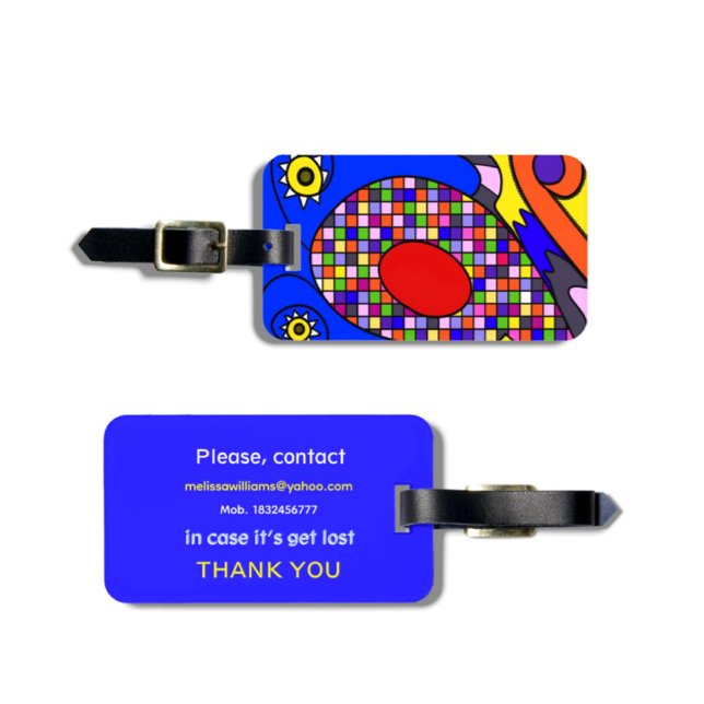 Abstracted Luggage Tag (Creator Uploaded)