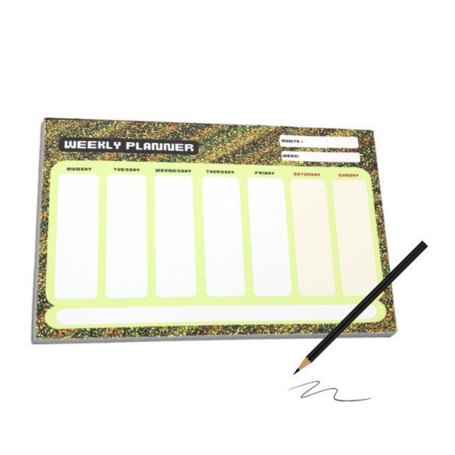 Abstracted painted background  notepad (Creator Uploaded)