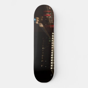 abstracted photograph, building skateboard