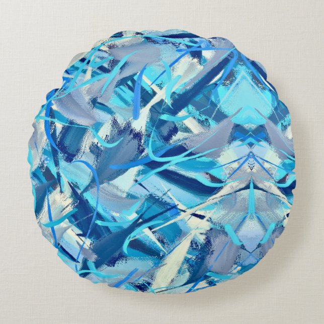 Abstracted Round Cushion (Front)