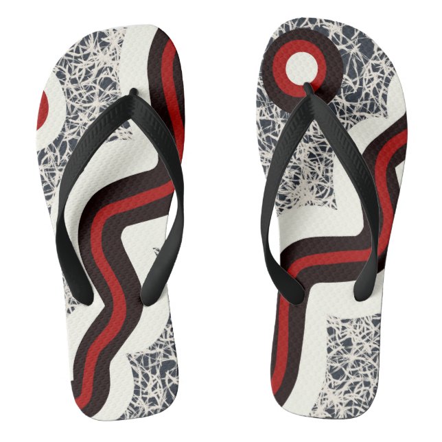 Abstracted Thongs (Footbed)