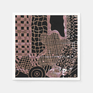 Abstraction 1 napkin