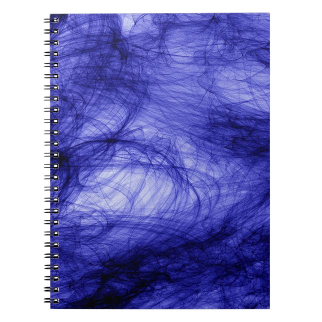 Abstraction Art Blue Haze Notebook (Front)
