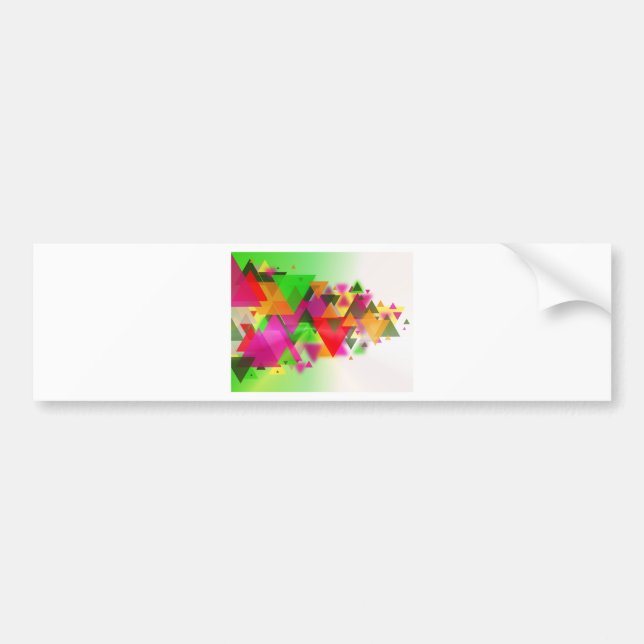 abstraction bumper sticker (Front)