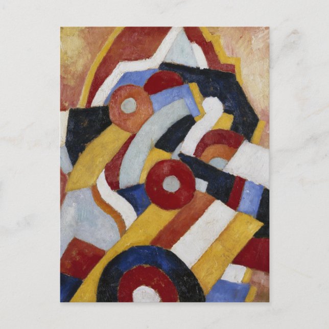 Abstraction by Marsden Hartley Postcard (Front)
