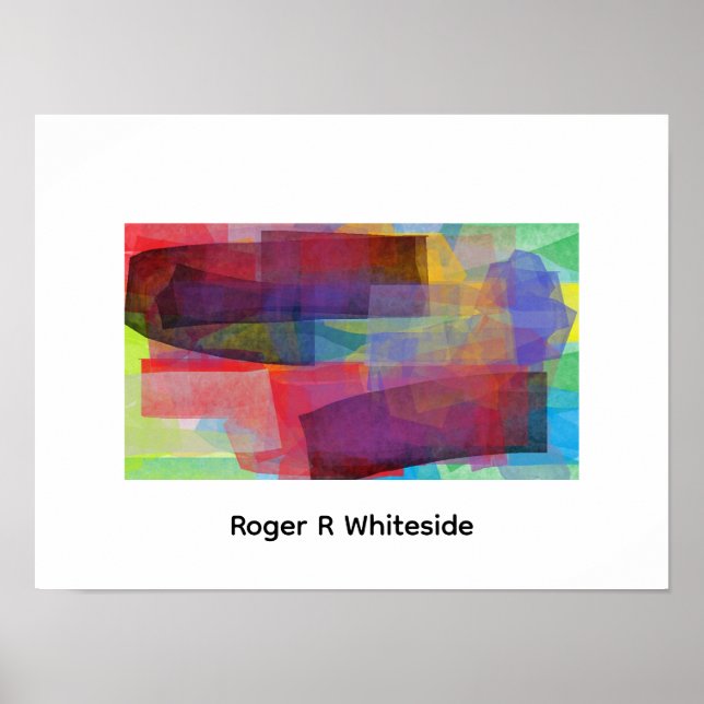 Abstraction by Roger R Whiteside print (Front)