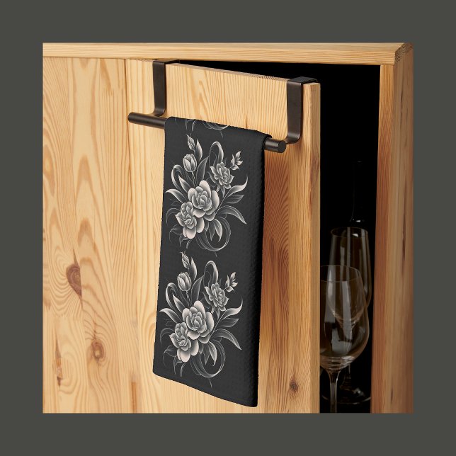 Abstraction Encapsulated Tea Towel (Abstraction Encapsulated Kitchen Towel
)