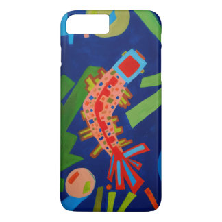 abstraction, fish, carp, cubism, iPhone 8 plus/7 plus case