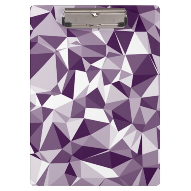Abstraction Graphic Pattern purple for a positive  Clipboard (Front)