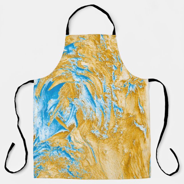 Abstraction: image in beautiful colours, in soft b apron (Front)