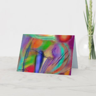 Abstraction in romantic Card