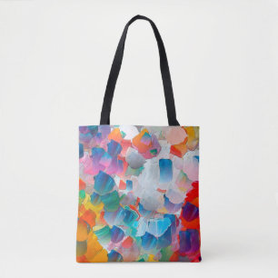 Abstraction oil painting. Creative design backgrou Tote Bag