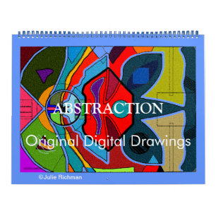 ABSTRACTION Original digital Drawings calendar