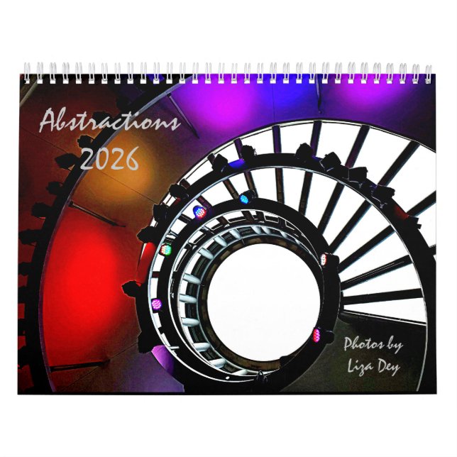 Abstractions 2026, A Calendar by Liza Dey (Cover)