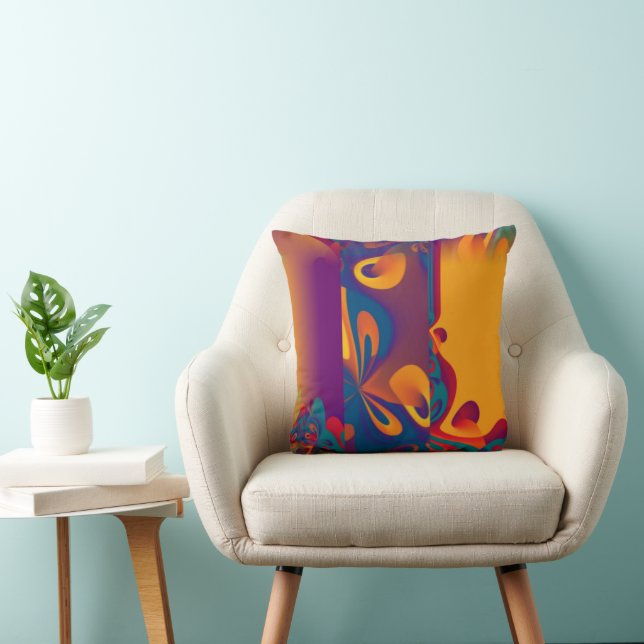 Abstracts Swirls - seamless pattern 5 Cushion (Chair)