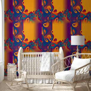 Abstracts Swirls - seamless pattern 5 Wallpaper