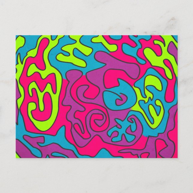 abstractwztexture postcard (Front)