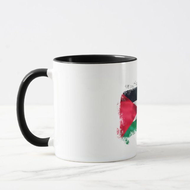 abstrak Ekspresionisme palestina Mug (Left)