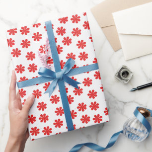 Abstrakt flower pattern wrapping paper