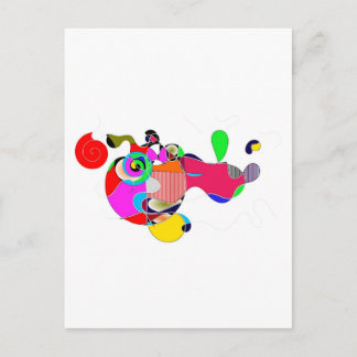 Abstrakt Postcard